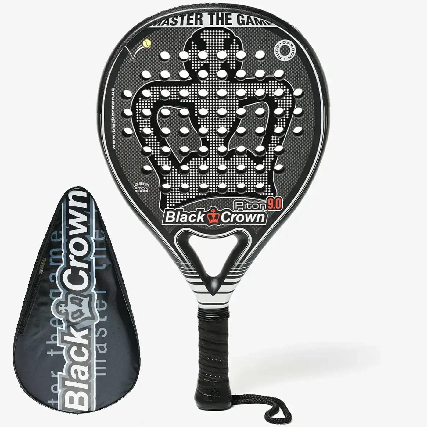 Black Crown Piton 9.0 Padel Racket, padel rackets Image