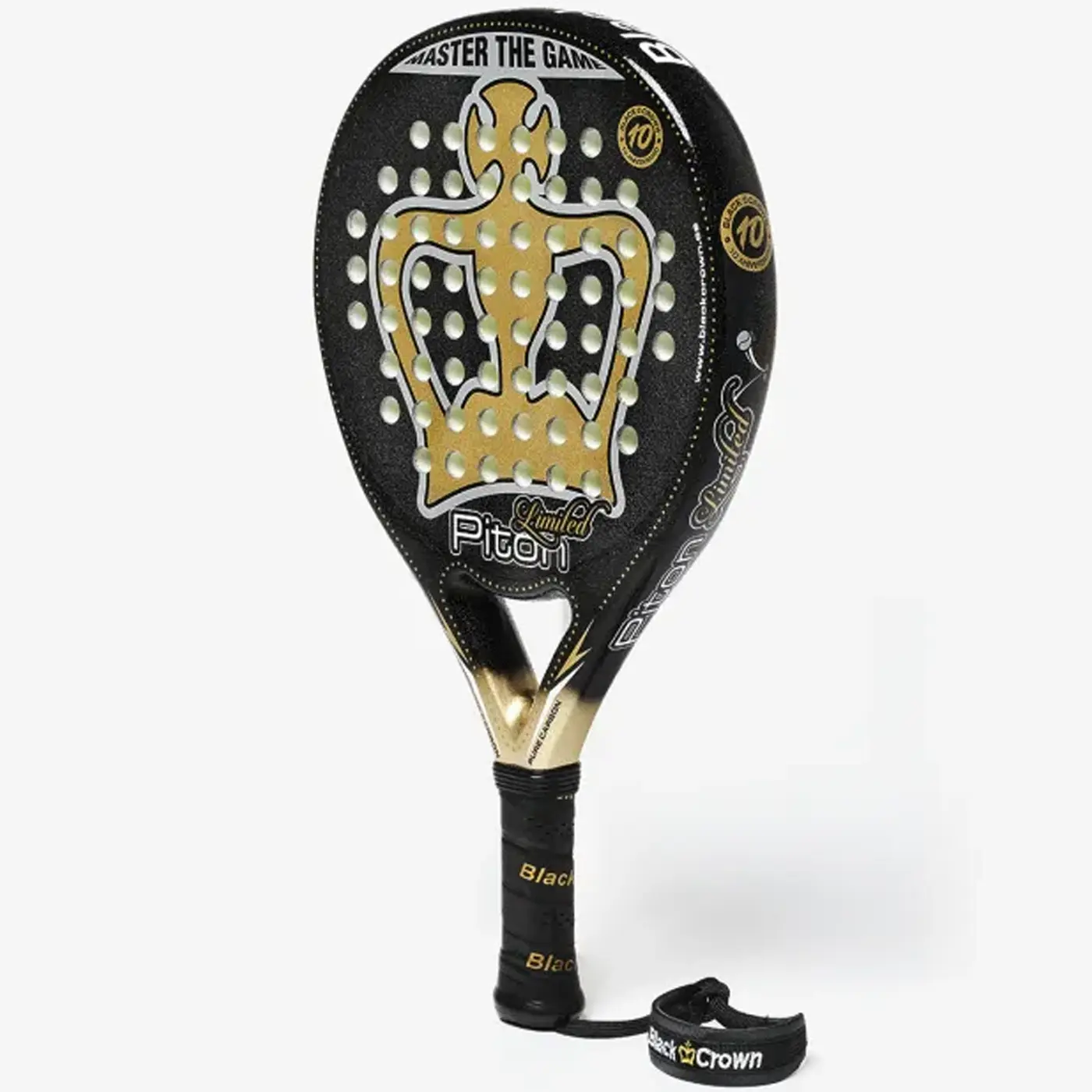 Black Crown Piton Limited Padel Racket, Padel Rackets Image 2