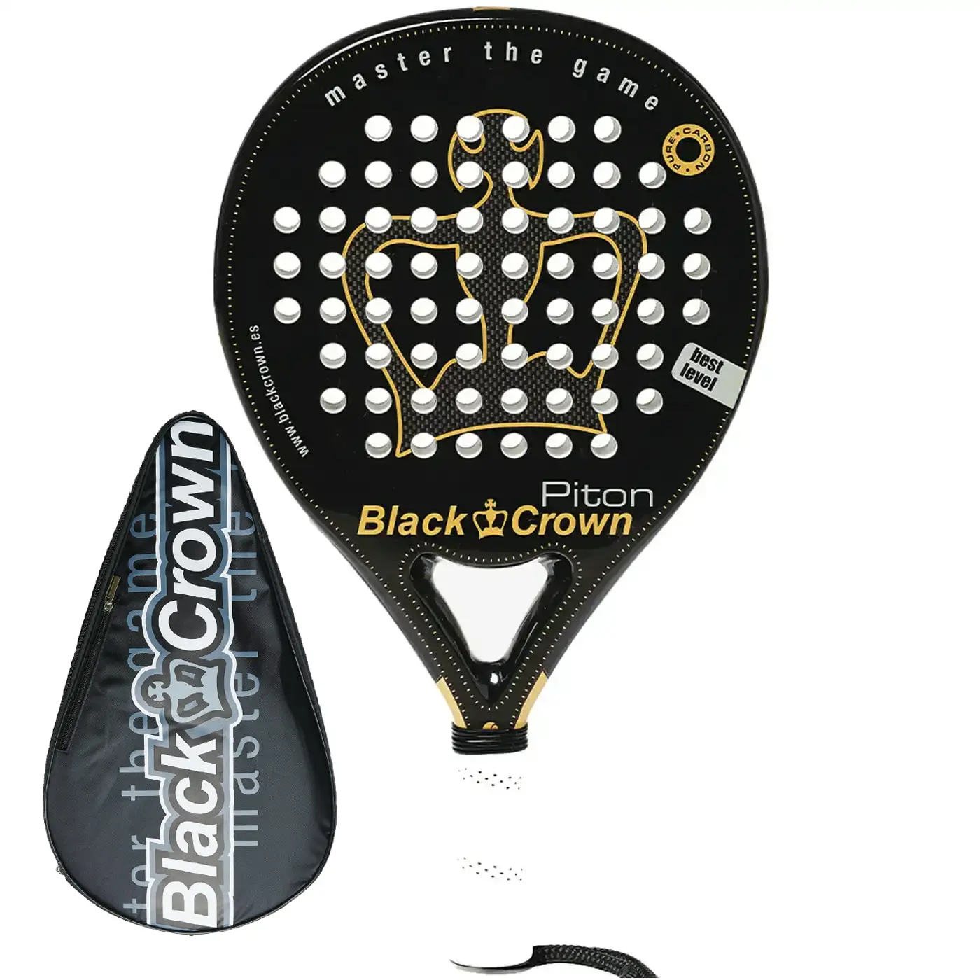 Black Crown Piton Padel Racket best padel Image