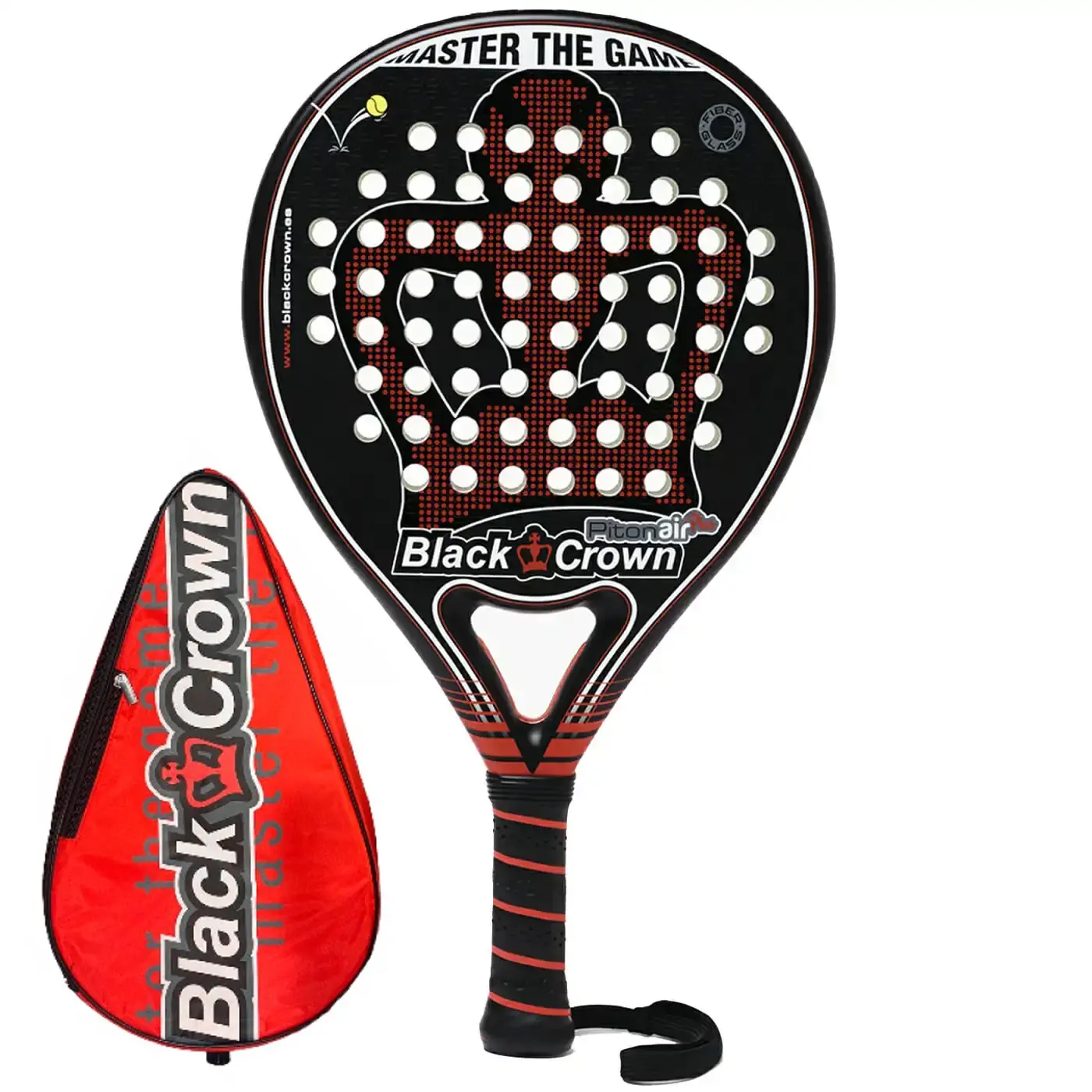 Black Crown Piton Air Plus Padel Racket, Padel rackets Image