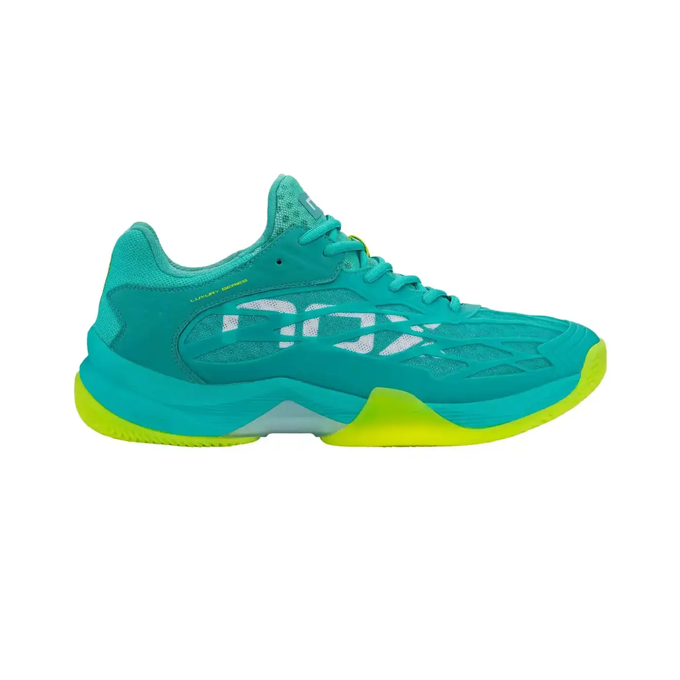 NOX AT10 LUX TurquoiseLime Padel Shoes Image 1