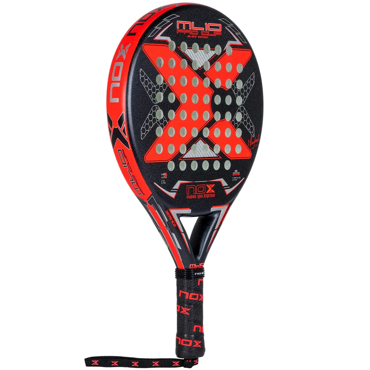 NOX ML10 PRO CUP BLACK EDITION ARENA Padel Racket 2023 racket with cover bag Image 2