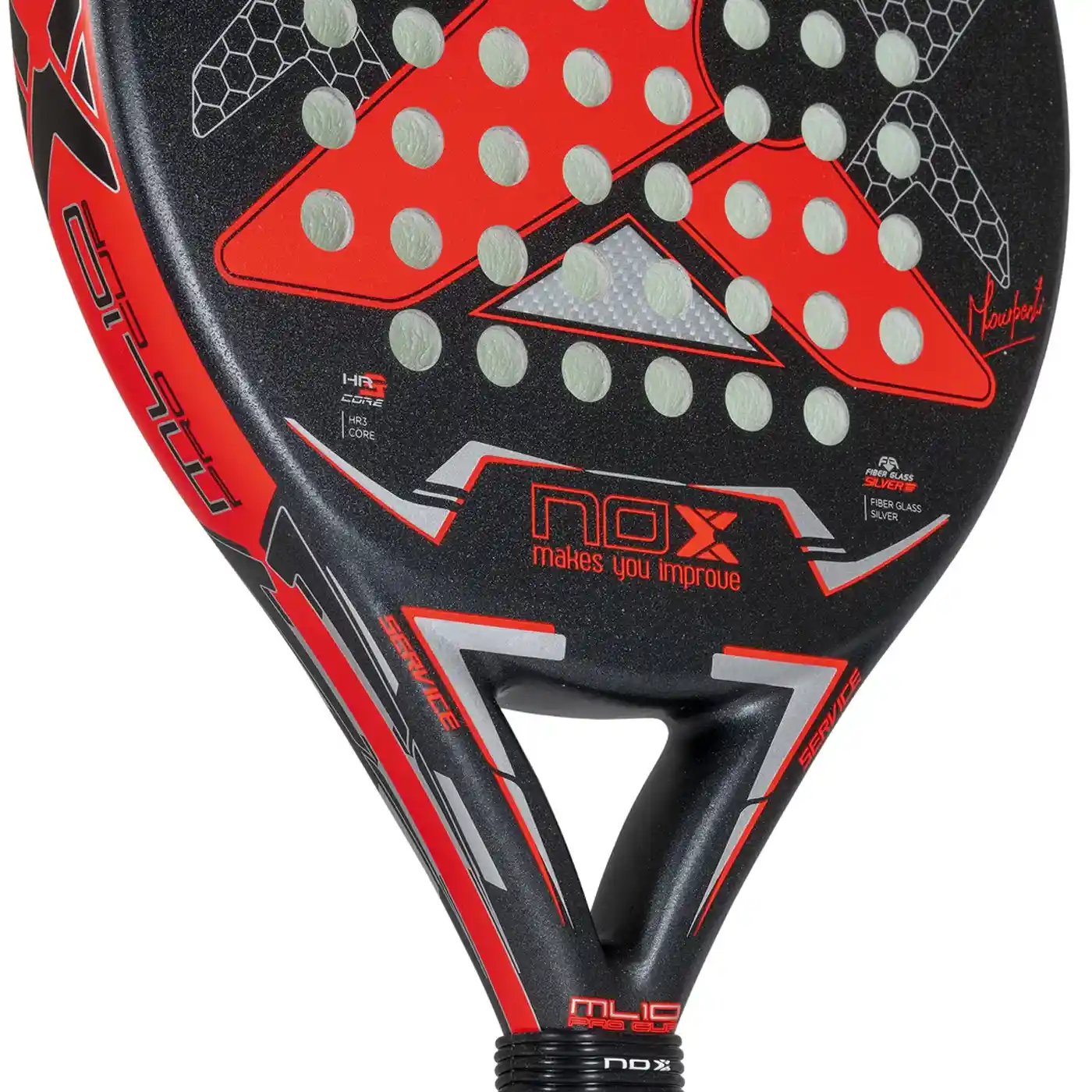 NOX ML10 PRO CUP BLACK EDITION ARENA Padel Racket 2023 racket with cover bag Image 6
