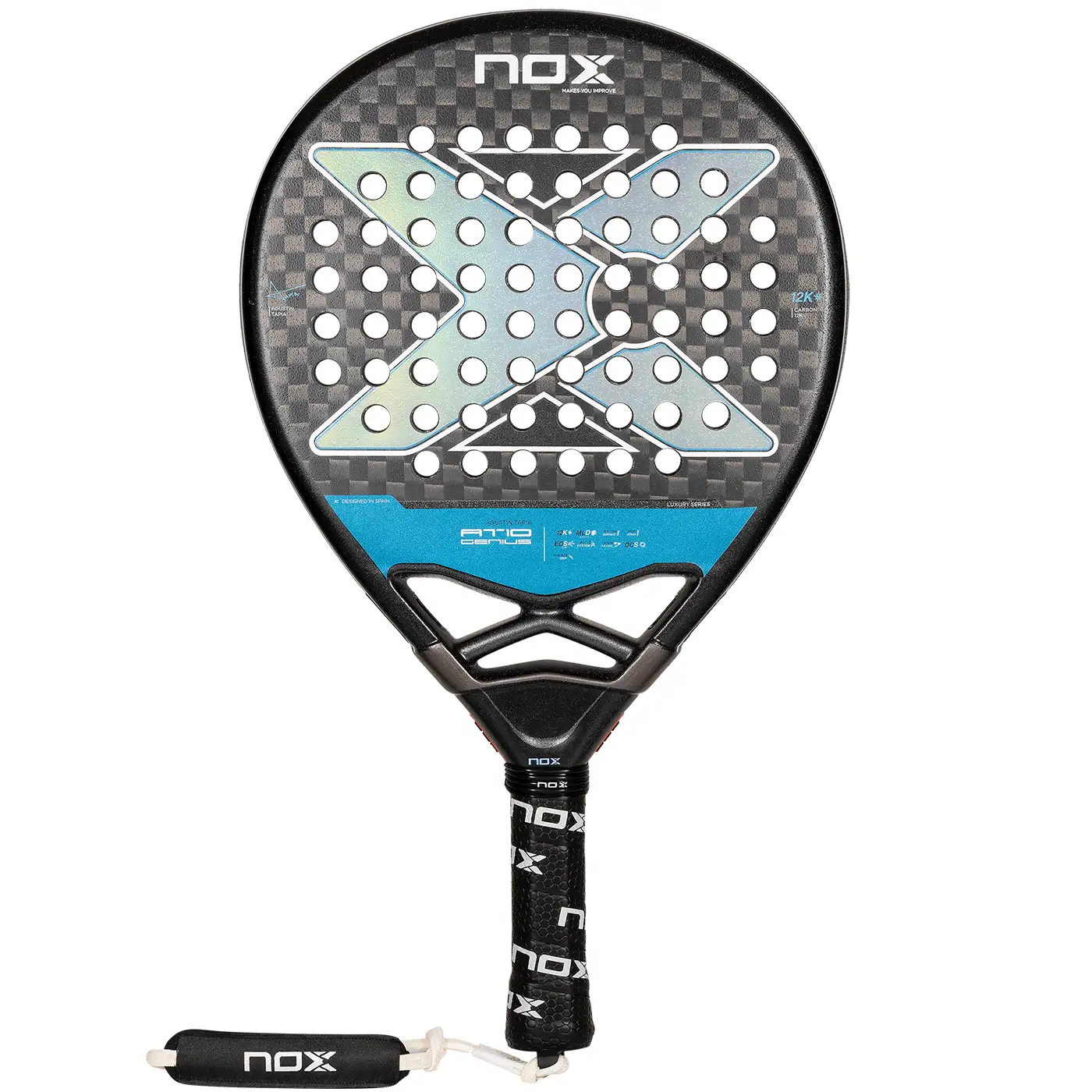 NOX AT10 Luxury GENIUS 12K Padel Racket 2024, Nox Padel Rackets 2024 Image 2