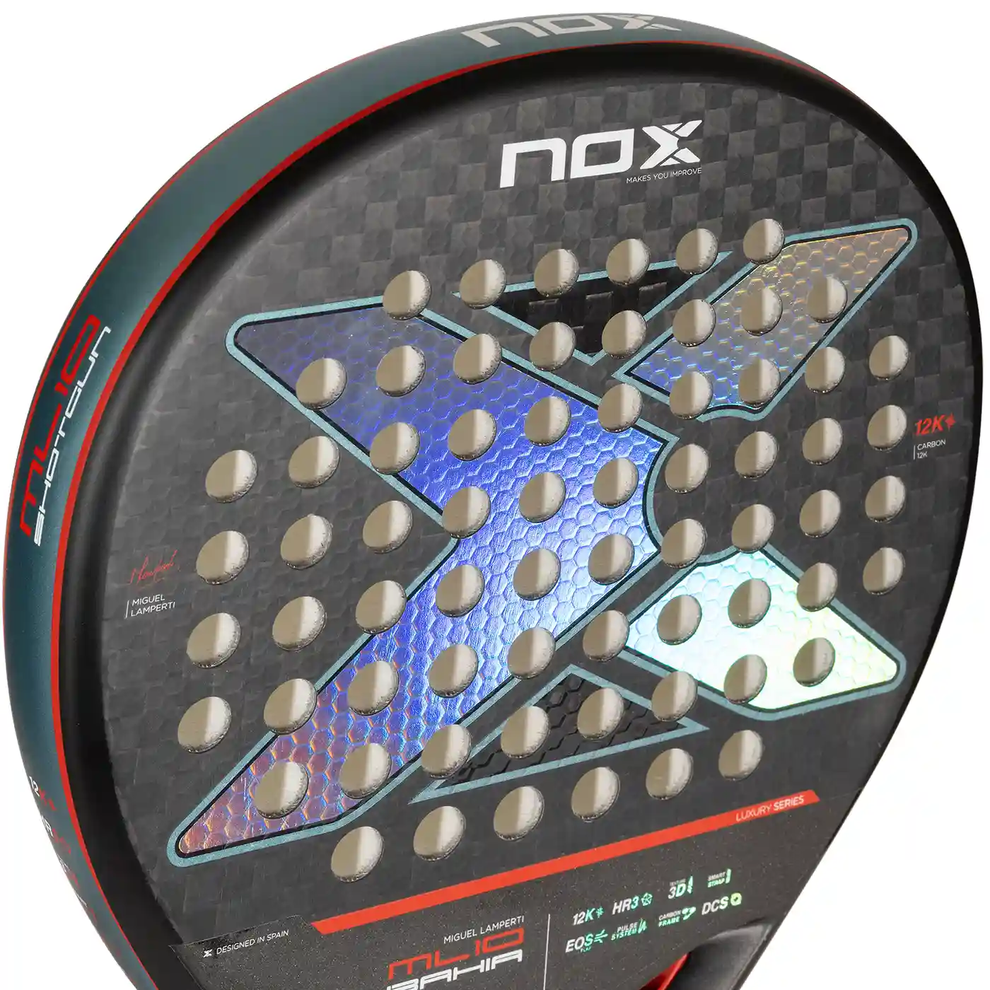 NOX ML10 Luxury BAHIA 12K Padel Racket 2024, 2024 Nox Padel Rackets Image 6