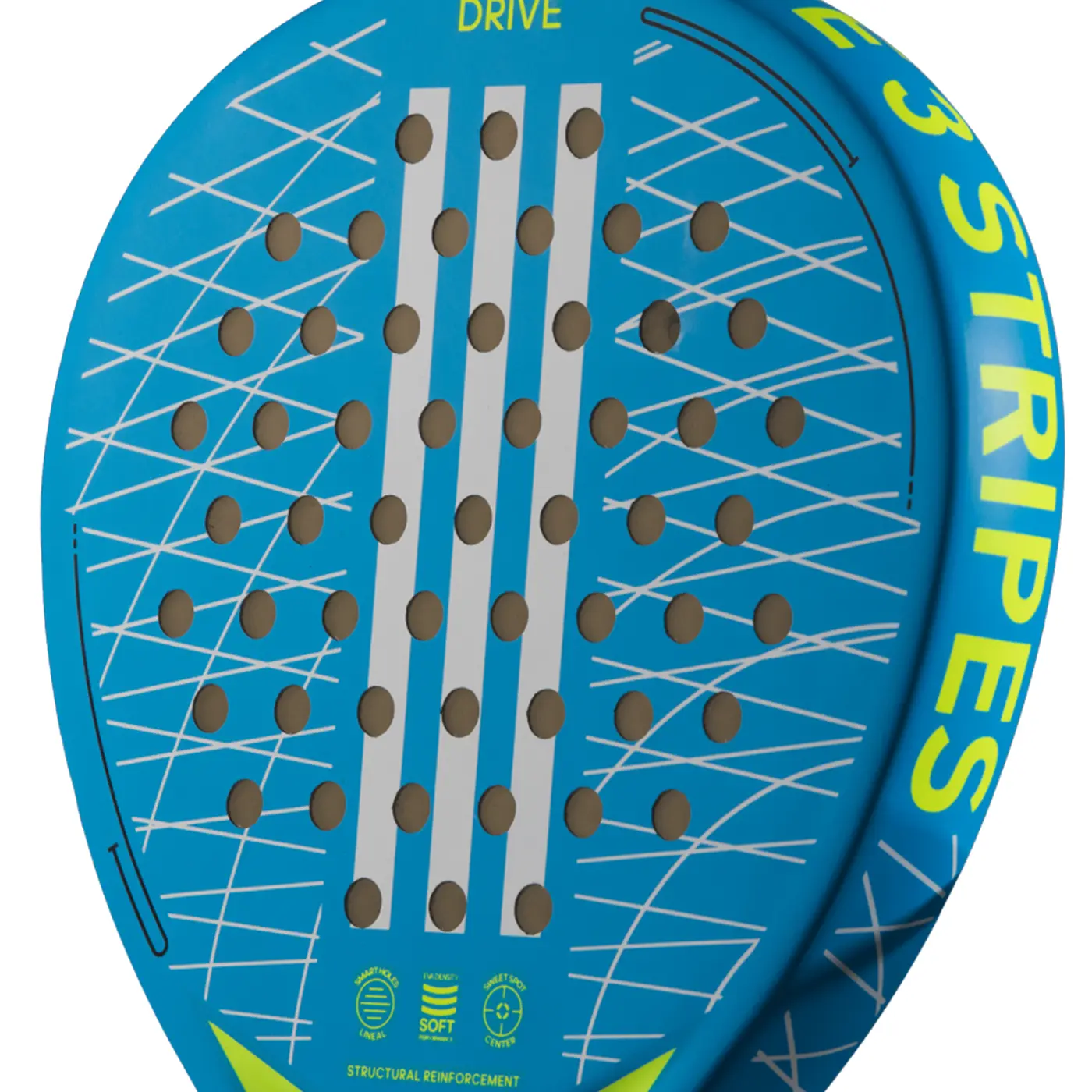 Adidas DRIVE 3.3 BLUE Padel Racket 2024 Image 4
