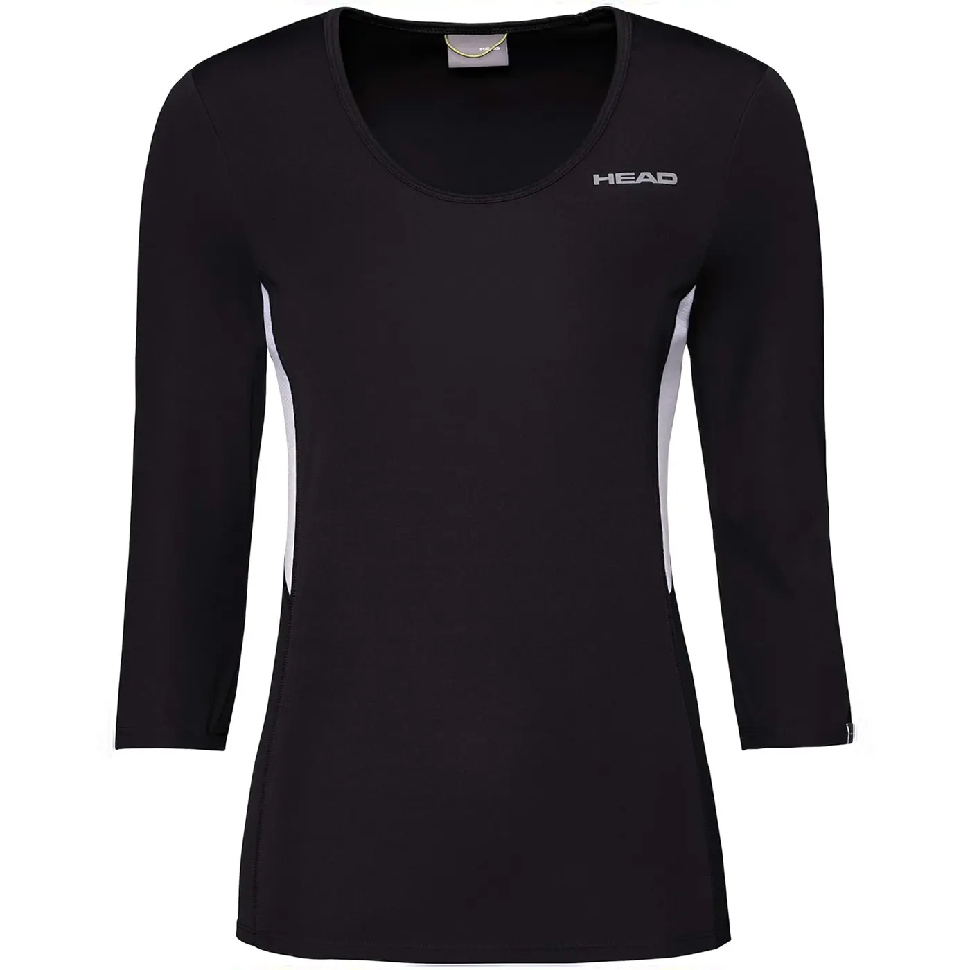 Head Club Tech 3 4 Women's Padel T-Shirt Black Image 1